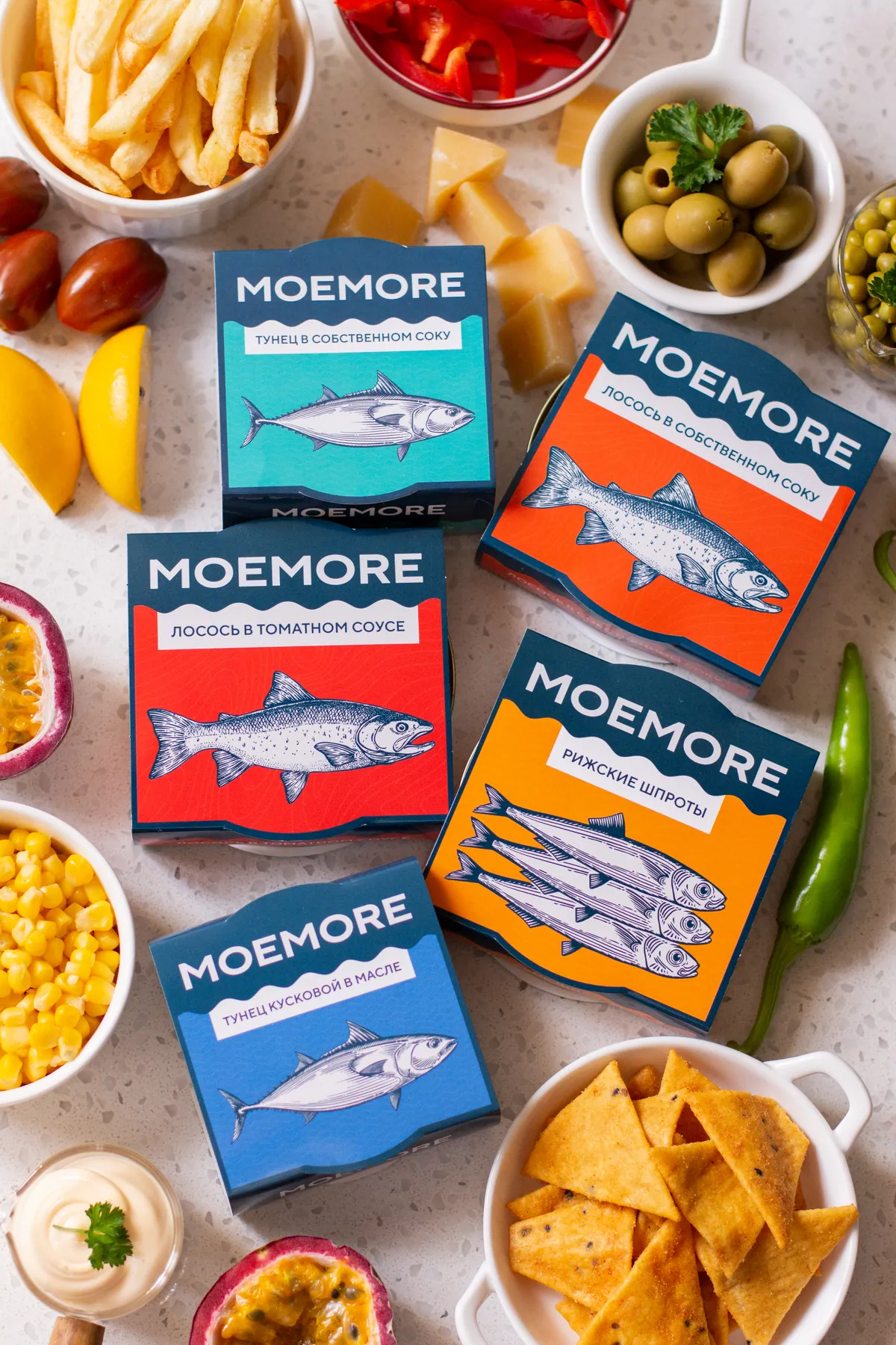 Линейка MOEMORE: пять вкусов